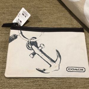 Coach Canvas Pouch